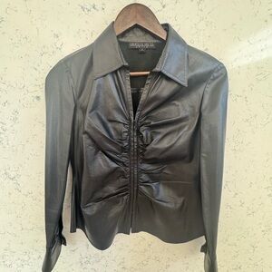 Leather shirt/jacket